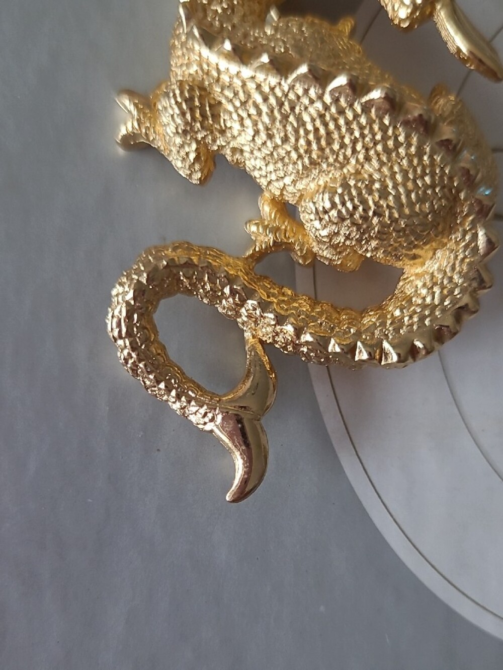 Dior Gold Dragon Brooch - Picture 3 of 6